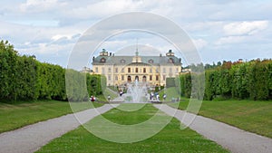 drottningholm palace, stockholm, sweden, timelapse, 4k