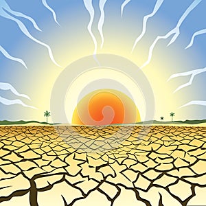 Drought illustration