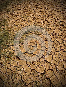 Drought land and environment
