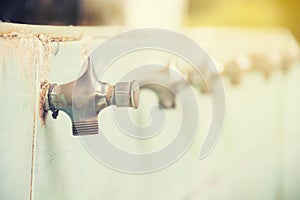 Drought, water does not flow