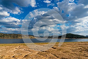 Drought at Wyangala Dam, Lachlan Valley, NSW