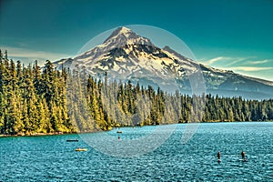 View of Mount Hood from Lost Lake Resort