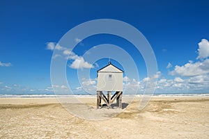 Drowning house at the beach