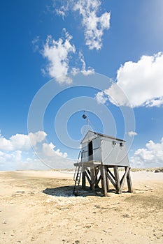 Drowning house at the beach