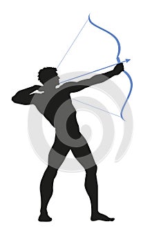 Archer, bowman silhouette photo