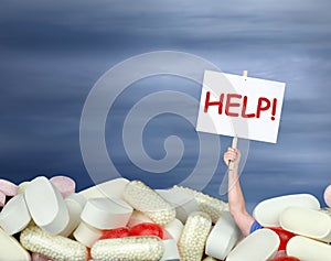 Drug abuse addiction chronic pain medication photo