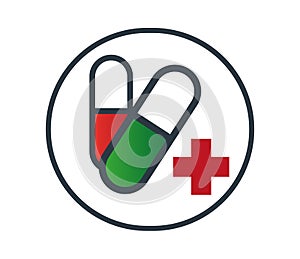 Drug Capsule Icon Design