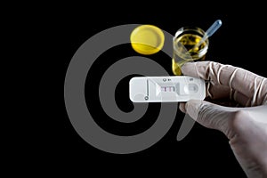 Drug detection of amphetamines in urine.