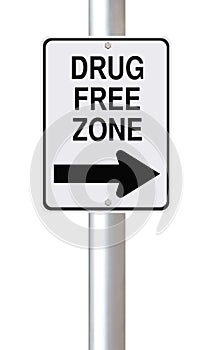 Drug Free Zone This Way