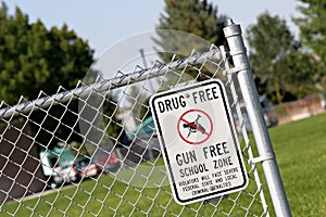 Drug and gun free school zone