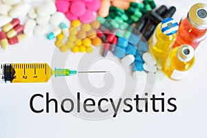Drugs for cholecystitis treatment