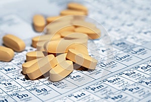 Drugs and element table