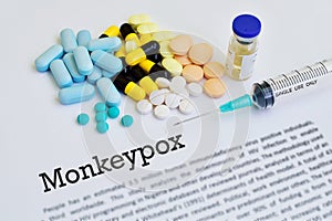 Drugs for Monkeypox virus treatment photo
