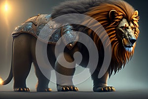 druid lion, antropomorphic