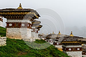 Druk Wangle Chorten, Punakha province Bhutan Sep 2015.