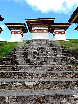 Druk Wangyal Chortens at Dochula Pass, Bhutan