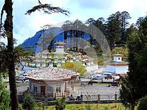 Druk Wangyal Chortens at Dochula Pass, Bhutan