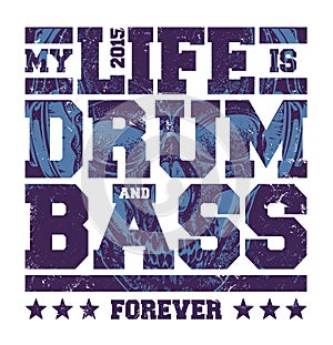 Drum & Bass Typography