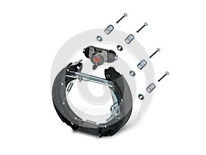 Drum Brake . Parts installation diagram