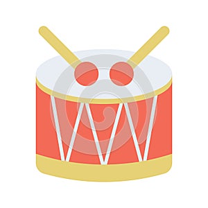 Drum icon vector image.