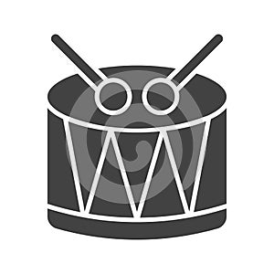 Drum icon vector image.