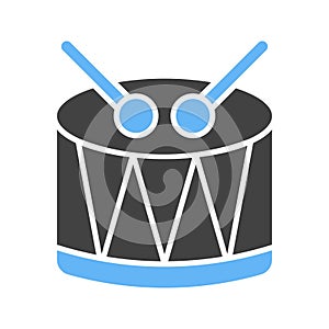 Drum icon vector image.