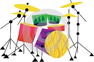 Drum Kit Musical Instrument
