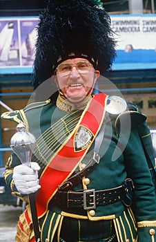 Drum Major for the St. Patrick's Day Parade,