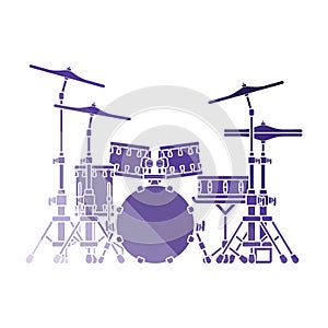 Drum set icon