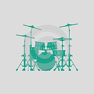 Drum set icon