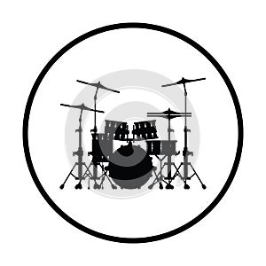 Drum set icon