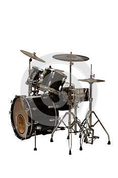 Drum set musical instrument icon image