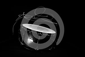 Drum with Shine black & white 2