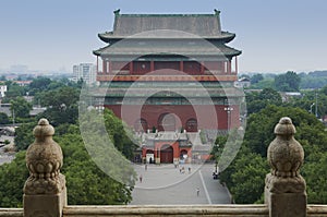Drum Tower of Beijing, China