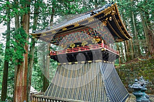 Drum Tower(Koro) at Taiyuinbyo Shrine in Nikko, Japan