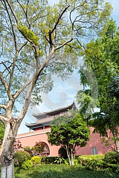 drum-tower,Ming city wall