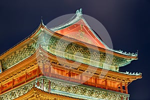 Drum tower in old town - Xian China