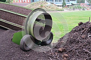 Drum Type Fertile Soil Sifting Machine for Large Garden