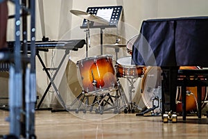 Drumkit and other jazz instruments