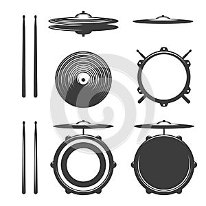 Drumkit tools and elements photo