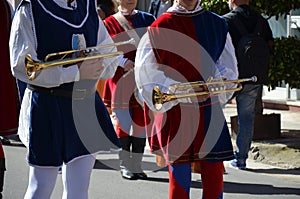 Drummers and trumpeters of Oristano - Sardinia photo