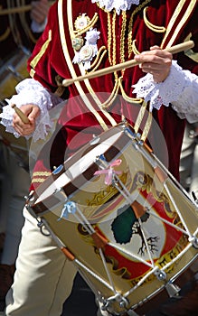 Drummers and trumpeters of Oristano photo