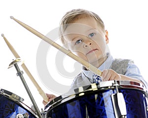 Drumming Toddler