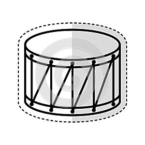 Drump instrument isolated icon