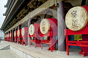 Drums in the Bell Tower in Xian