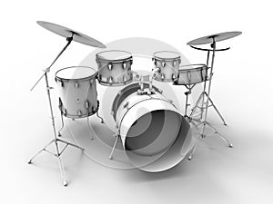 Drums set illustration