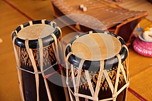 Drums Thai music instrument