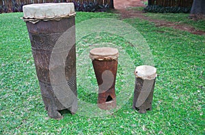 Drums of the Venda people of the Limpopo province photo