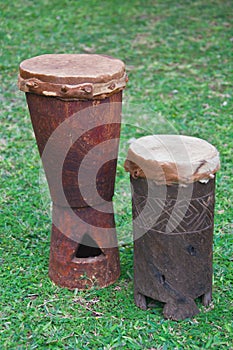 Drums of the Venda people of the Limpopo province. photo