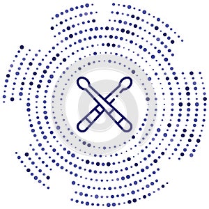 drumstick vector icon. drumstick editable stroke. drumstick linear symbol for use on web and mobile apps, logo, print media. Thin